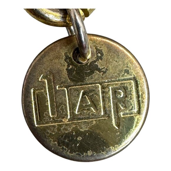 1AR by UnoAerre 18k Gold-Plated Groumette Chain Link Bracelet 8.5" Italy Braided - Picture 4 of 7